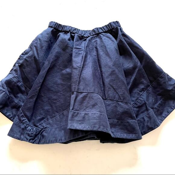 Crewcuts Girls Navy Woven Circle Skirt Size 3 - Picture 1 of 5
